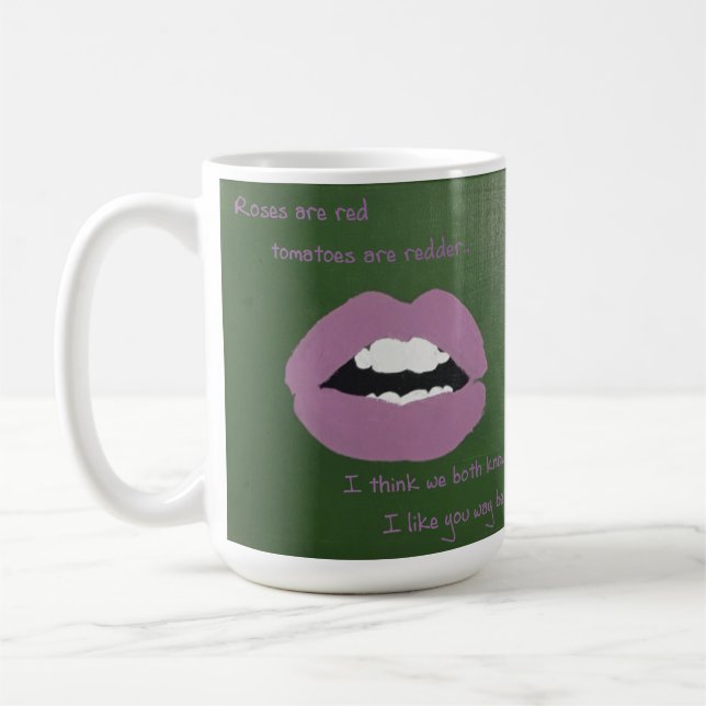 Sallunda kärleksrepliker för Alla Hjärtans Dag Kaffemugg (Vänster)