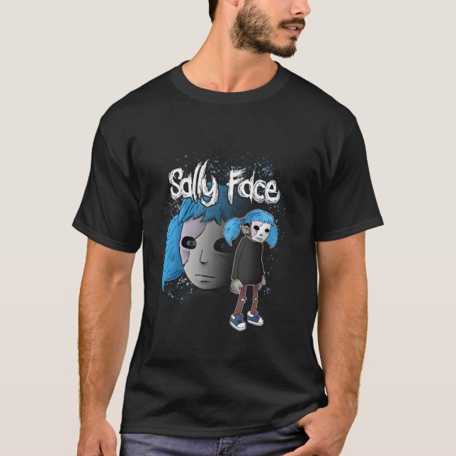 Sally Ansikte Detektiv Hero Character Pose T Shirt (Framsida)
