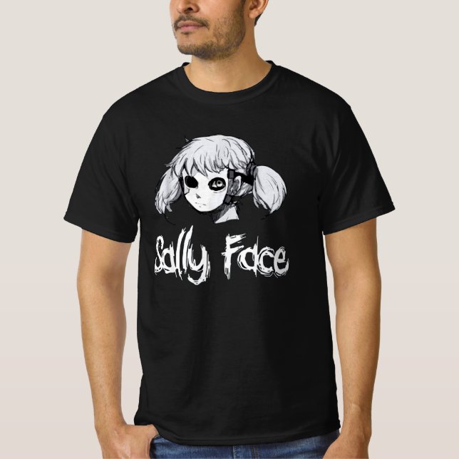 Sally ansikte vintage t shirt (Framsida)