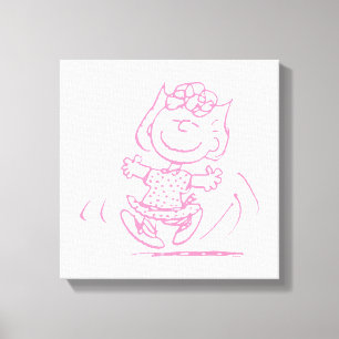 Sally Brown Dancing Canvastryck