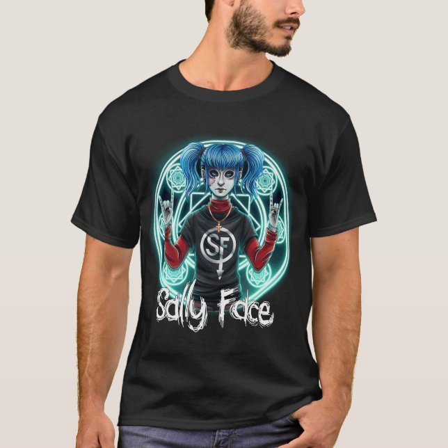 Sally Face T Shirt (Framsida)