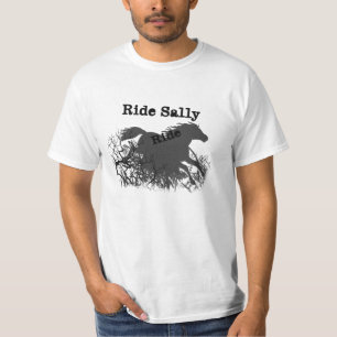 Sally för MustangSally ritt ritt T-shirt