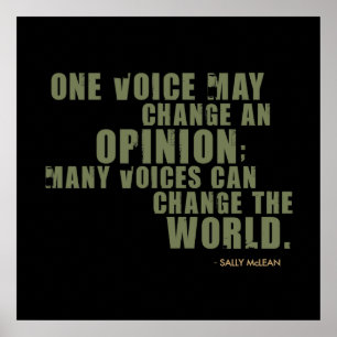 Sally McLean citationstecken Poster