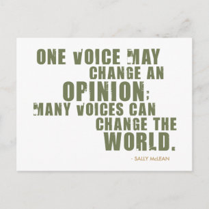Sally McLean Quote Vykort