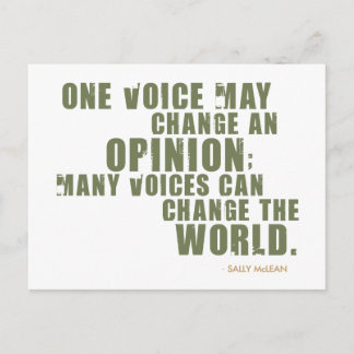 Sally McLean Quote Vykort