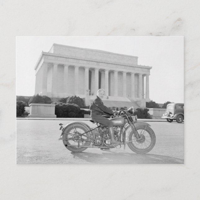 Sally och Hennes Harley Vykort (Framsida)