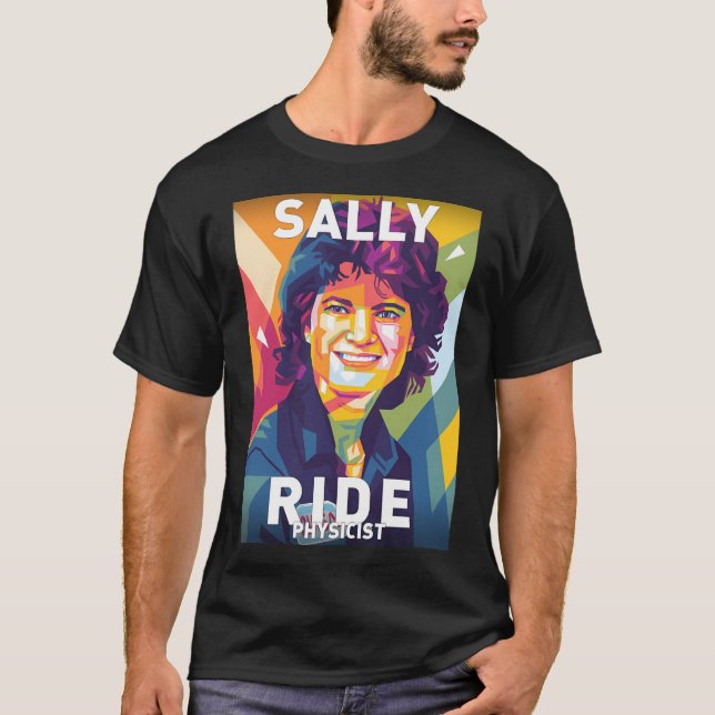 Sally Ride T Shirt (Framsida)