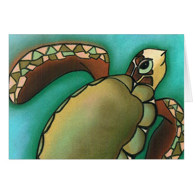 Sally säljer snäckor av Robyn Feeley Hälsningskort (Framsidan Horizontal)