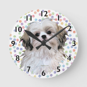 Sally Shih Tzu Rund Klocka
