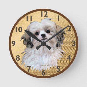 Sally Shih Tzu Rund Klocka