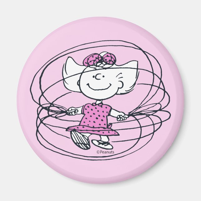 Sally Spela upp jump Rope Magnet (Framsidan)