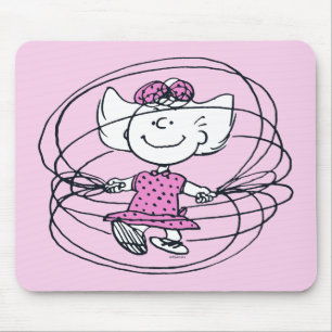 Sally Spela upp jump Rope Musmatta