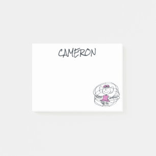 Sally Spela upp jump Rope Post-it Block