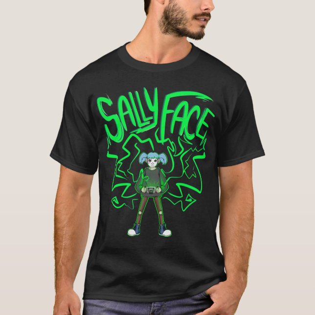 Sallyface Super GearBoy grafik T Shirt (Framsida)