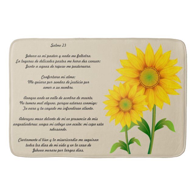 Salmo 23 badrumsmatta (Framsidan)