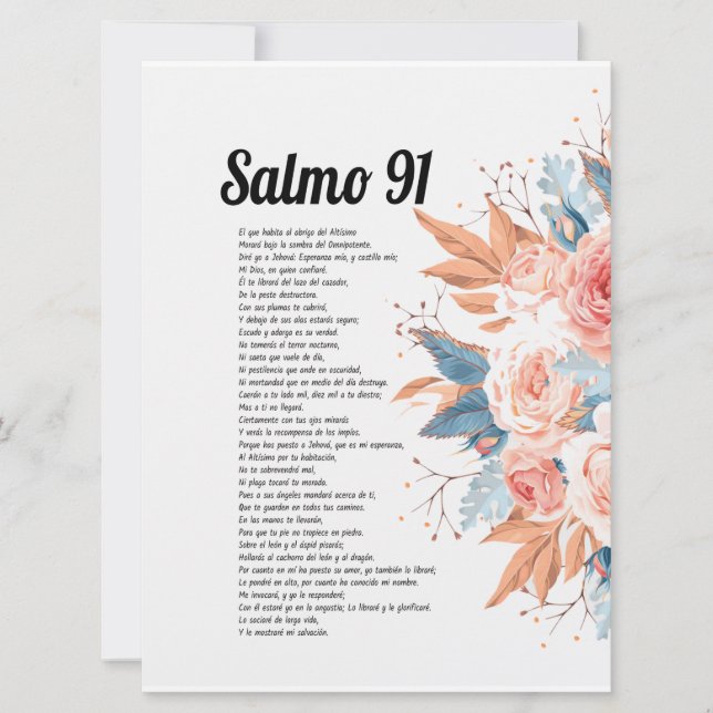 salmo 91 inbjudningar (Framsida)