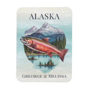 Salmon Alaska Cruise Frakt Stateroom Magnet
