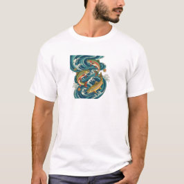 Salmon and Whirlpools T Shirt