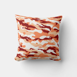 Salmon Camo Dekorativ kudde