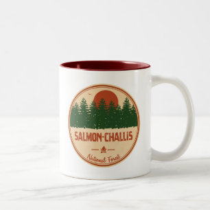 Salmon-Challis nationalskog Två-Tonad Mugg
