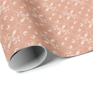 Salmon Cloud Wrapping Papper Presentpapper