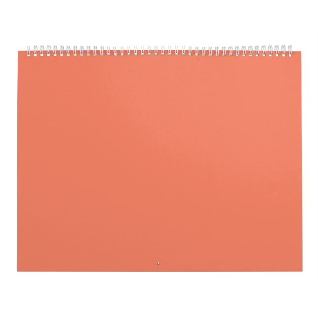 Salmon #F38367, Rosa Daisy Kalender (Omslag)
