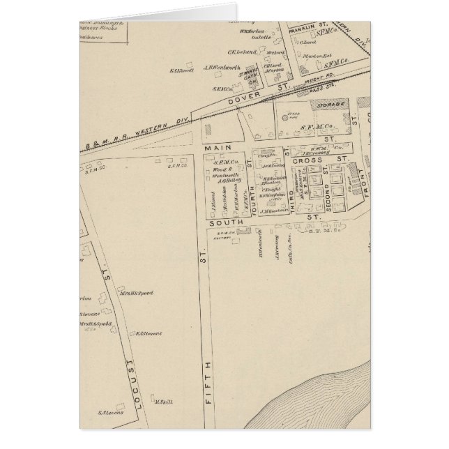 Salmon Falls PO Hälsningskort (Framsidan)