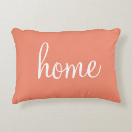 Salmon färg anpassningsbar  söt accentkudde prydnadskudde