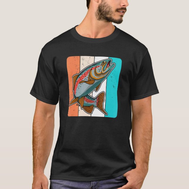 Salmon Fish Fishing Holidays Scandinavia Norway 1 T Shirt (Framsida)