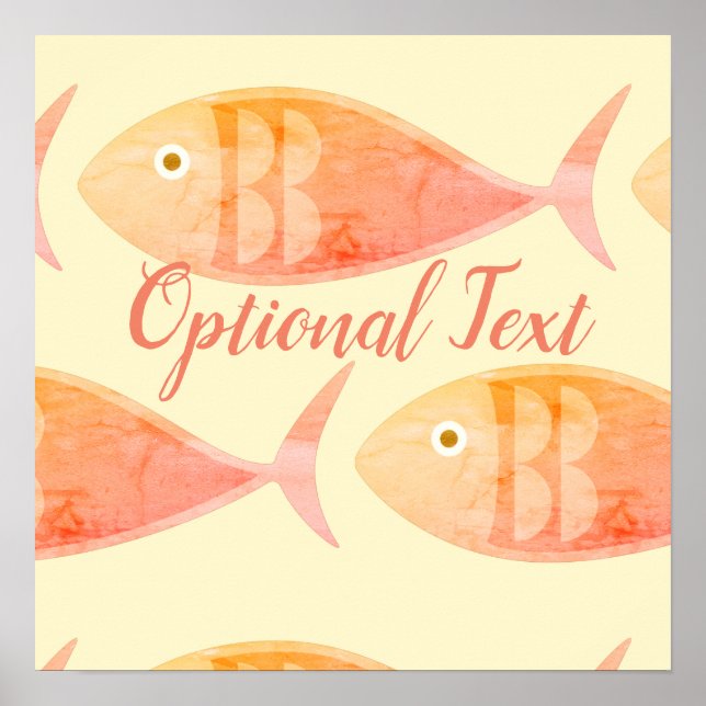 Salmon Fish Group Poster (Framsidan)