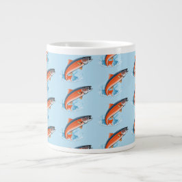 Salmon fish jumbo mugg