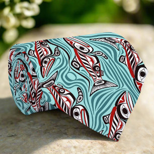 Salmon Haida Art Spirit Pacific Northwest Native Slips