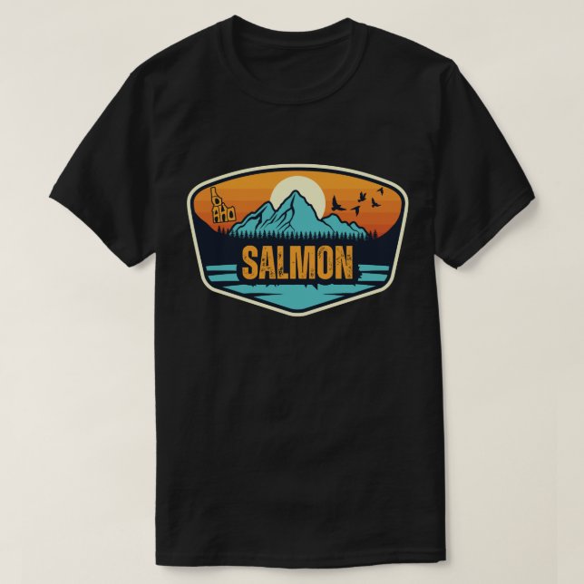 Salmon, Idaho T Shirt (Design framsida)