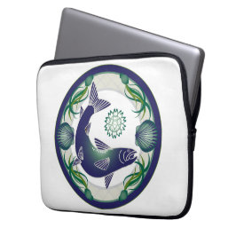 Salmon laptop sleeve