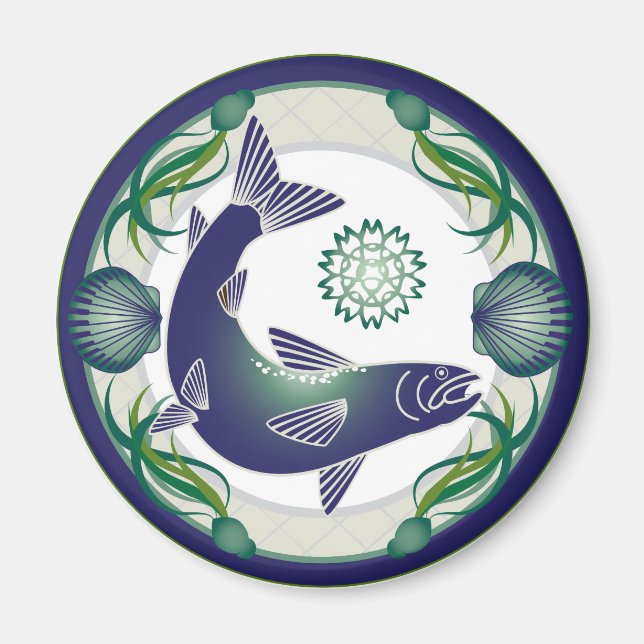 Salmon magnet (Framsidan)