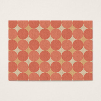 Salmon Poka Dots Visitkort