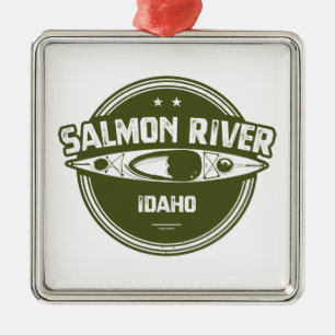 Salmon River Idaho Julgransprydnad Metall