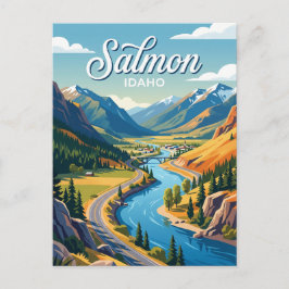 Salmon River Scenic Byway Idaho Vykort