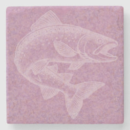 Salmon Stigning Stenunderlägg