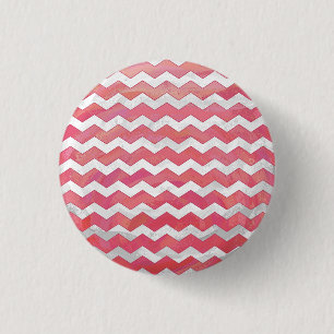Salmon Swirl Chevron Mönster Knapp