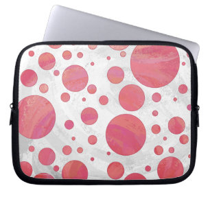 Salmon Swirl Dot Mönster Laptop Sleeve