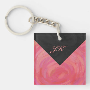 Salmon Swirl Monogram