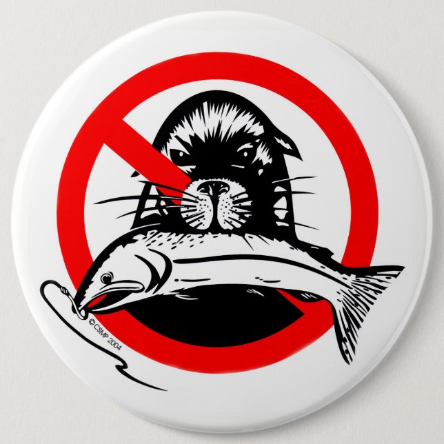 Salmon Thief Button Knapp (Framsida)