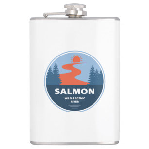 Salmon-Vilden och floden Idaho Fickplunta