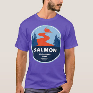 Salmon-Vilden och floden Idaho T Shirt