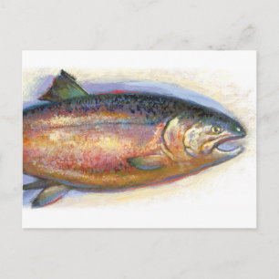 Salmon-vykort Vykort