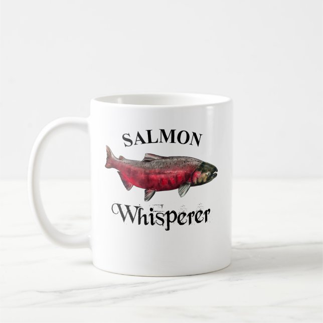 Salmon Whisperer Light Kaffemugg (Vänster)
