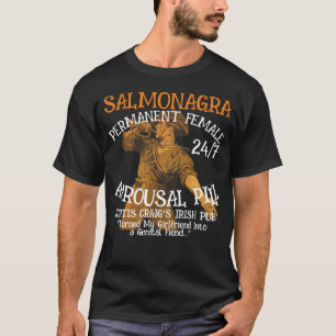 Salmonagra Permanent Kvinnlig Stimuleringspiller T Shirt