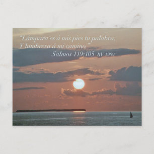 Salmos 119-105 vykort