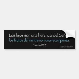 Salmos 127:3 bildekal
